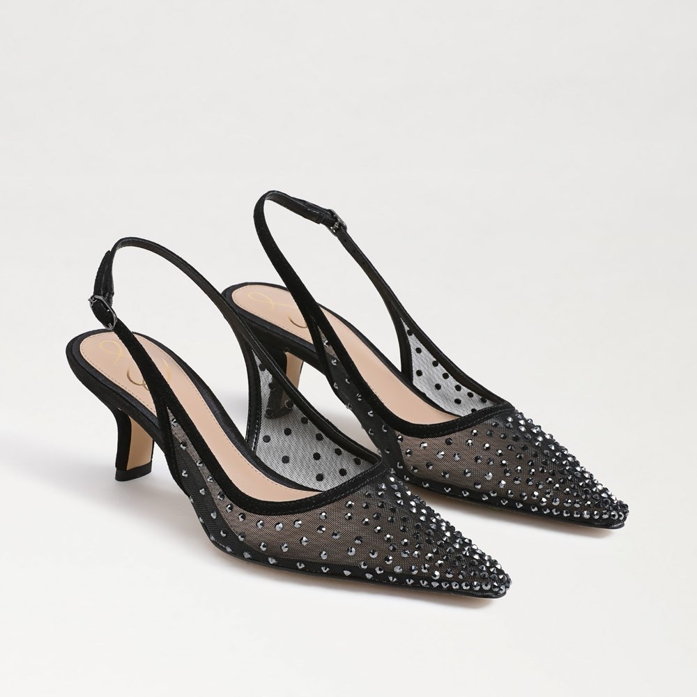 Sam Edelman BIANKA MESH SLINGBACK HEEL
